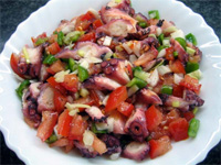 Ensalada de pulpo a la vinagreta