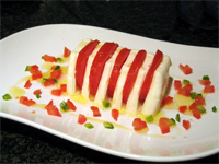 Ensalada de queso y tomate