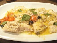 Filete de perca a las hierbas aromáticas