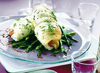 Filetes de lenguado con queso