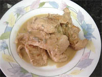 Filetes de pollo al roquefort 