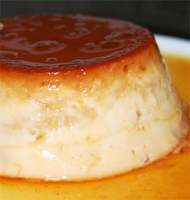 Flan de castañas
