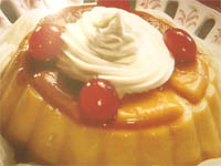 Flan de frutas
