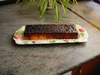 Flan de magdalenas
