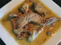 Guiso de conejo