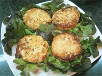 Hamburguesas de bacalao