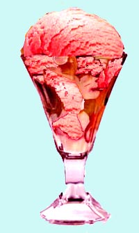 Helado de fresa I