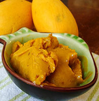 Helado de mango