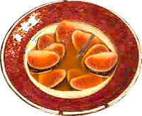 Higos  frescos confitados