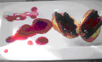 Jamón de pato con frambuesa