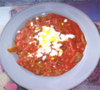 Judías verdes con tomate