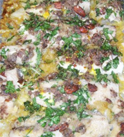 Jurel asados a la almendra