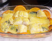 Lenguado a la naranja