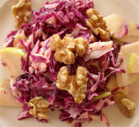 Lombarda con manzana