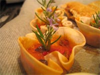 Maceta de pisto y romero