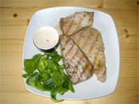 Marinada de atún con salsa tártara