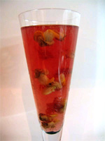 Martini con berberechos en suspensión