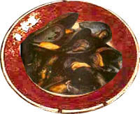 Mejillones asados.