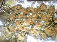 Mejillones gratinados al horno 