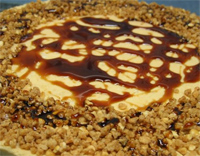 Mousse de chocolate y turrón