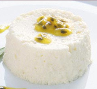 Mousse de ricotta y chocolate blanco