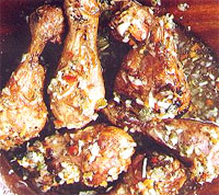 Muslitos de pollo a las especies