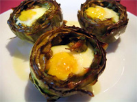 Nidos de alcachofas