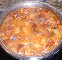 Niscalos con patatas