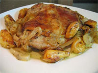 Paletilla de cordero al horno