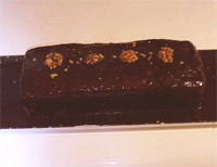 Pastel de cacao y coca-cola