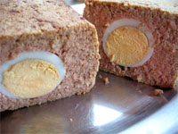 Pastel de carne y huevo