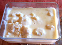 Pastel de coliflor gratinada