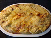 Pastel de lentejas