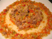 Pavo con verduras (Chef 2100)