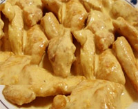 Pechugas de pollo a la nata