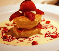 Pechugas de pollo con fresas