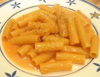 Penne Gialle (Macarrones Amarillos)