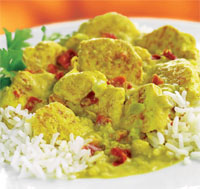 Pescado en curry verde (Cocina Tai en Wok)
