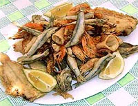 Pescaito Frito a la Malagueña con adobo de ajo