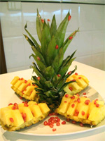 Piña navideña