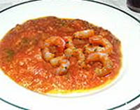 Pisto con gambas