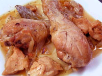 Pollo al brandy