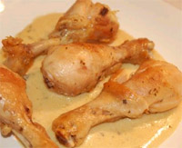 Pollo al estragón