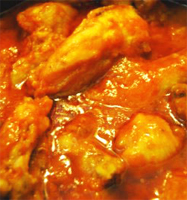 Pollo en crema y chipotle