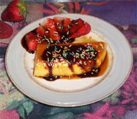 Postre de melocotón II