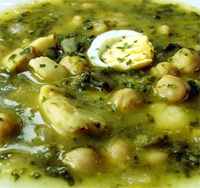Potaje de espinacas con jamón