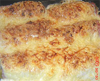 Puerros a la Gorgonzola