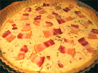 Quiche de atún y cebolla 