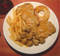 Redondo de ternera a la piña