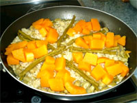 Risotto con habas y espárragos
